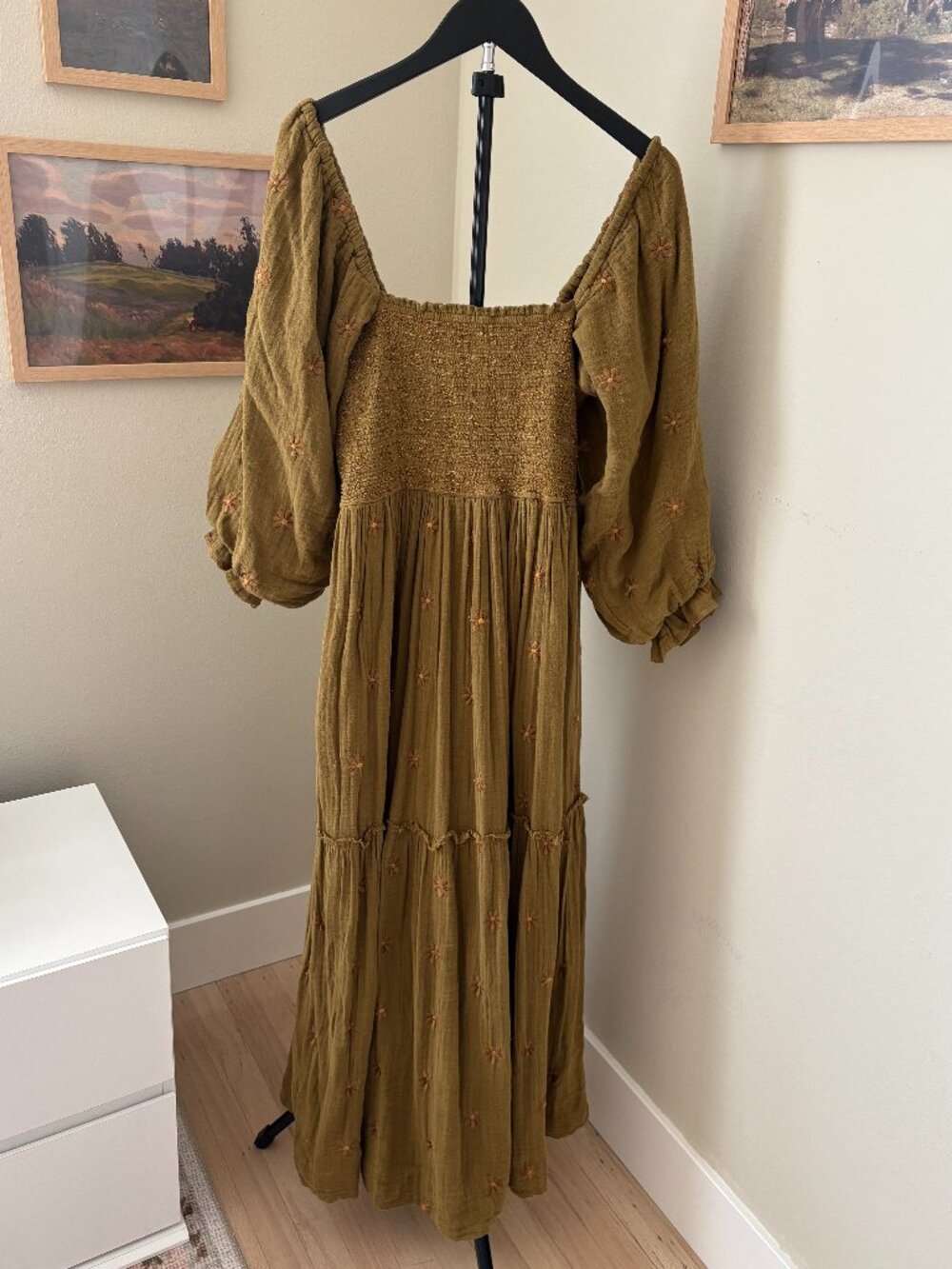 free people dahlia embroidered maxi dress